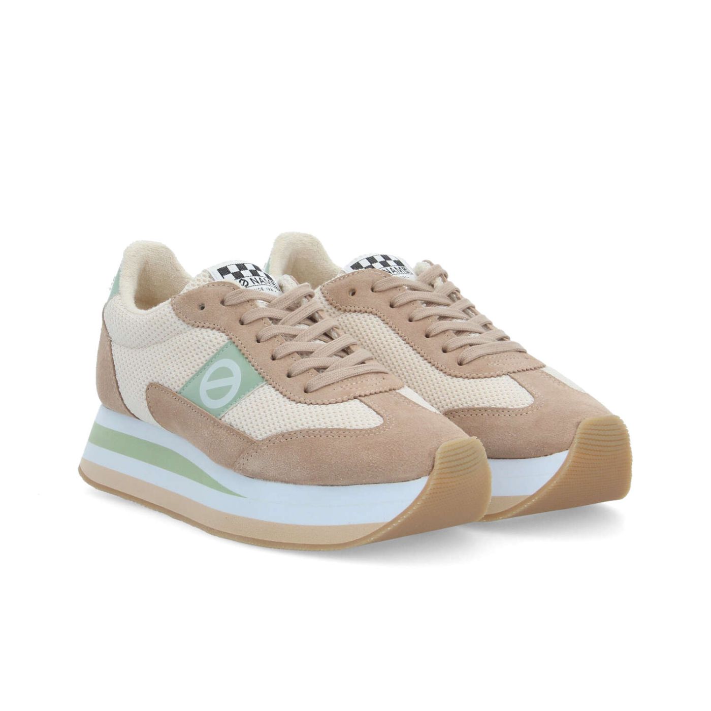 FLEX M JOGGER W - SDE/LINK.M/PAT - ROSA CHIARO/BIANCO SPORCO/VERDE